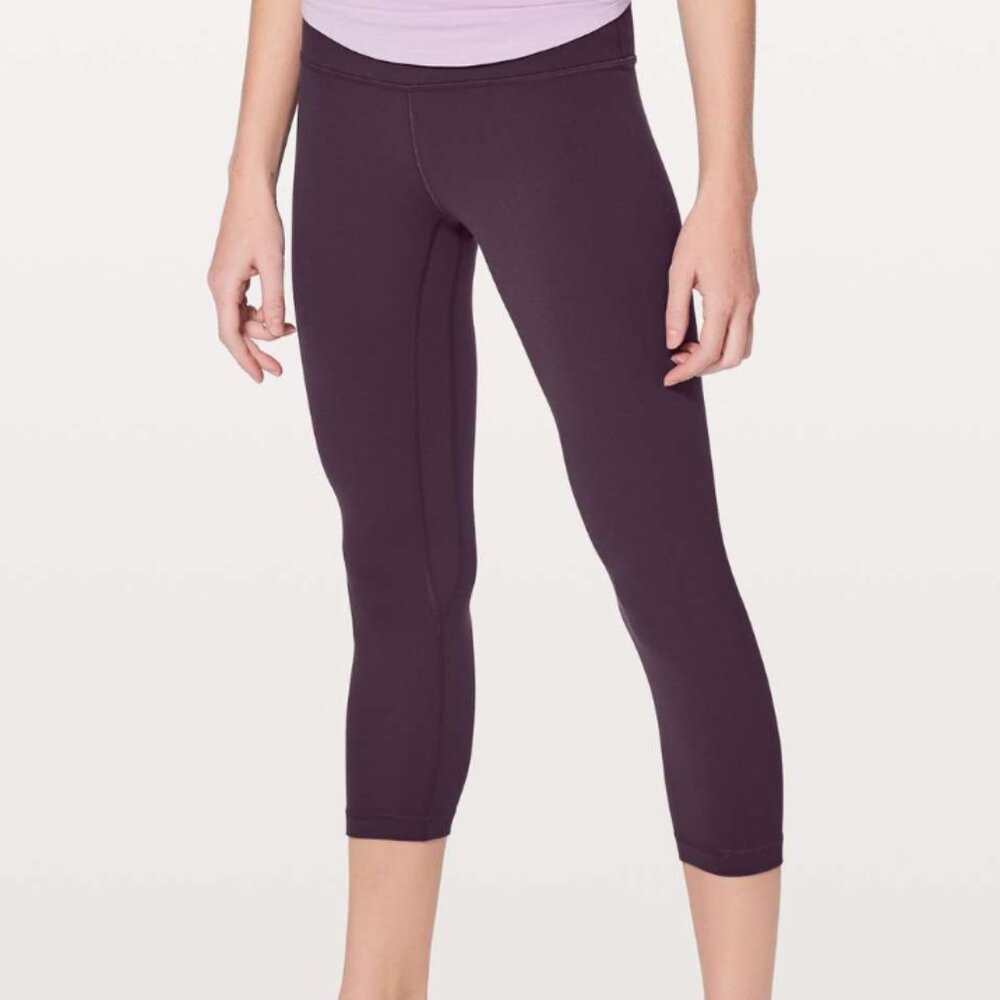 lululemon Align High Rise 21" Leggings - Black Currant